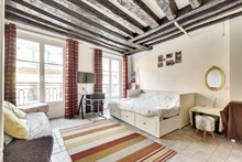 Location meublée de courte durée d'un studio pour 2 à Montorgueil Paris 2ème arrondissement