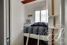 Location meublée mensuelle en temporaire d'un F3 avec 2 chambres à Raspail Montparnasse Paris 14ème arrondissement