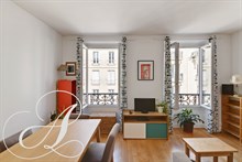 Location de 2 pièces courte durée, type airbnb pour 2 personnes, Paris 15ème