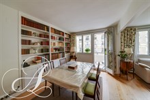 Location courte durée, roland Garros avec balcon, immeuble récent Paris 16ème