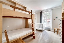 Location meublée mensuelle d'un F4 confortable et familial à Montparnasse Paris 15ème