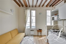 Location meublée confortable typiquement parisienne dans le quartier du Marrais Paris 3ème