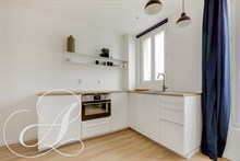 Studio de 29 m2 au 5ème étage à louer au mois de 1 à 10 mois 75018