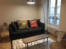 Location à titre gratuit Covid 19 F3 moderne avec 2 chambres doubles à Saint Lazare Paris 8ème