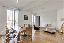 Location meublée en bail mobilité d'un appartement de 2 pièces moderne à Saint Marcel Pitié Salpétrière Place d'Italie Paris 13ème