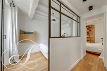 A louer en courte durée à la semaine appartement de 3 pièces avec 2 chambres à Arts et Métiers République Paris 3ème