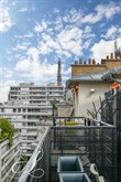 Location meublée d'un studio de luxe avec terrasse à louer en courte durée à Sèvres Lecourbe Paris 15ème