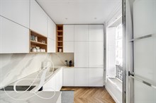 Appartement de standing de 3 pièces à louer en bail mobilité avec 2 chambres 2 salles de douche à République Paris 11ème