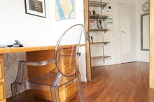 Studio à louer meublé en courte durée pour 3 Paris 6ème Saint Sulpice