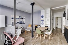 Appartement 3 pièces à louer en courte durée à Montparnasse
