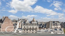 Studio à louer à l'année meublé refait à neuf avec vue sur le Dôme des Invalides à Sèvres Lecourbe Cambronne Paris 15ème