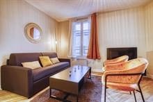 Location meublée de courte durée d'un F3 avec 2 chambres et 2 salles de douche à Montparnasse Paris 14ème