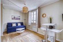 Superbe studio meublé à louer au mois en bail mobilité entièrement refait à neuf à Montparnasse Gaîté, Paris 14ème
