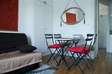 Appartement meublé à louer en courte durée pour 4 Paris 11ème proche de Voltaire