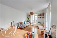 A louer à la semaine appartement de 2 pièces meublé et confortable à Pyrénées aux Buttes Chaumont Paris 19ème