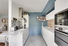 A louer en bail mobilité appartement familial de 3 chambres avec 2 balcons à La Villette Paris 19ème