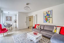 Appartement de 3 pièces avec 2 chambres doubles à louer en bail mobilité meublé dans le Marais Paris 3ème