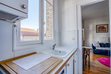 Location meublée au mois d'un appartement de 3 pièces confortable à Jules Joffrin Montmartre Paris 18ème arrondissement