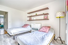 A louer en bail mobilité appartement de 3 chambres avec balcon à Montparnasse Paris 15ème