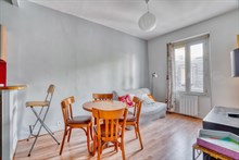 Location meublée annuelle d'un F2 confortable à Montparnasse Paris 15ème arrondissement