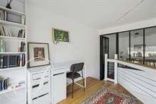 Magnifique duplex lumineux à louer meublé en bail mobilité dans le 17ème arrondissement de Paris