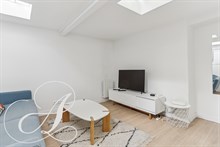 Location à la semaine d'un F3 avec 2 chambres pour 6 à 7 personnes à Père Lachaise Paris 11ème