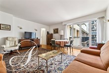 A louer en bail mobilité appartement de standing de 2 pièces à Paris 15ème Convention