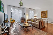 F3 avec 2 chambres moderne à louer en bail mobilité rue Cambronne Paris 15ème