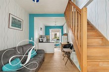 Location en bail mobilité d'un duplex pour 2 personnes à Falguière Montparnasse Paris 15ème