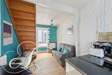 Location en bail mobilité d'un duplex pour 2 personnes à Falguière Montparnasse Paris 15ème