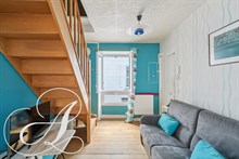 Location en bail mobilité d'un duplex pour 2 personnes à Falguière Montparnasse Paris 15ème