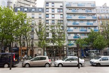 Location à la semaine d'un F2 meublé pour 4 à Montparnasse Paris 14ème