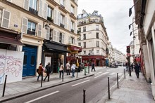 Studio alcôve pour 3 meublé et équipé situé rue Vieille du Temple à Saint Paul, Paris 4ème