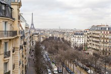 Location meublée temporaire d'un F2 pour 2 ou 4 personnes à Montparnasse Paris 15ème arrondissement