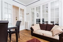 Location meublée mensuelle d'un F3 avec 2 chambres rue de Lille à Neuilly