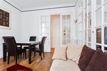 Location mensuelle d'un F3 meublé avec 2 chambres pour 3 rue de Lille à Neuilly