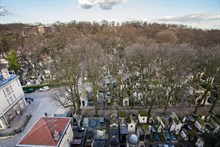 Location meublée à la semaine d'un F2 en face de Père Lachaise Paris 20ème arrondissement