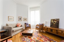 Location à la semaine d'un F3 meublé avec 2 chambres à Port Royal Paris 14ème