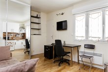 Location mensuelle d'un studio pour 2 dans le quartier Latin à Censier Daubenton, Paris 5ème