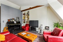 Location à la semaine d'un loft d'une chambre à Bastille Paris 11ème arrondissement