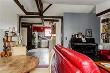 Location à la semaine d'un appartement de type loft avec 1 chambre à Bastille Paris 11ème