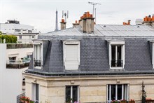 Studio à louer à la semaine en meublé pour 2 avec terrasse à Montparnasse Paris 15ème