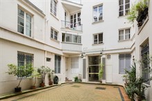 Location meublée temporaire au mois d'un studio confortable pour 2 au Luxembourg à Saint Germain des Prés Paris 6ème