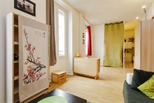 Location meublée à la semaine d'un studio confortable pour 2 à deux pas de Montmartre Paris 18ème