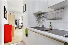 Location meublée à la semaine d'un studio confortable pour 2 à deux pas de Montmartre, Paris 18ème