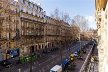 Location meublée de courte durée d'un F2 de standing pour 4 boulevard Haussmann Paris 8ème