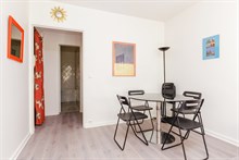 Location meublée de courte durée d'un appartement de 2 pièces refait à neuf pour 2 à Saint Placide Paris 6ème