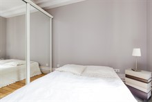 Location meublée en courte durée d'un appartement de 2 pièces avenue Gambetta à Pelleport Paris 20ème