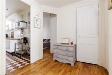 Location de courte durée d'un appartement de standing de 3 pièces avec double living dans le quartier de Commerce Paris 15ème
