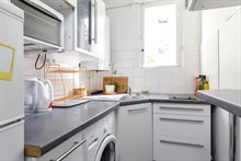 Location meublée au mois d'un F3 confortable avec 2 chambres à Villiers aux Batignolles Paris 17ème